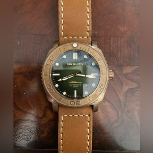 San Martin Bronze Watch 44mm